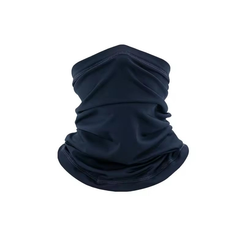 Outdoor Sport Bandana Military Tube Scarf Fishing Cycling Tactical Hiking Face Cover Neck Gaiter Half Mask Headband Men Women -  Navy
