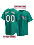Customized Name&Number Rugby Jersey Sports Uniform for Men Women Stitched Personalized SEATTLE Football Jersey Make Your Own DIY