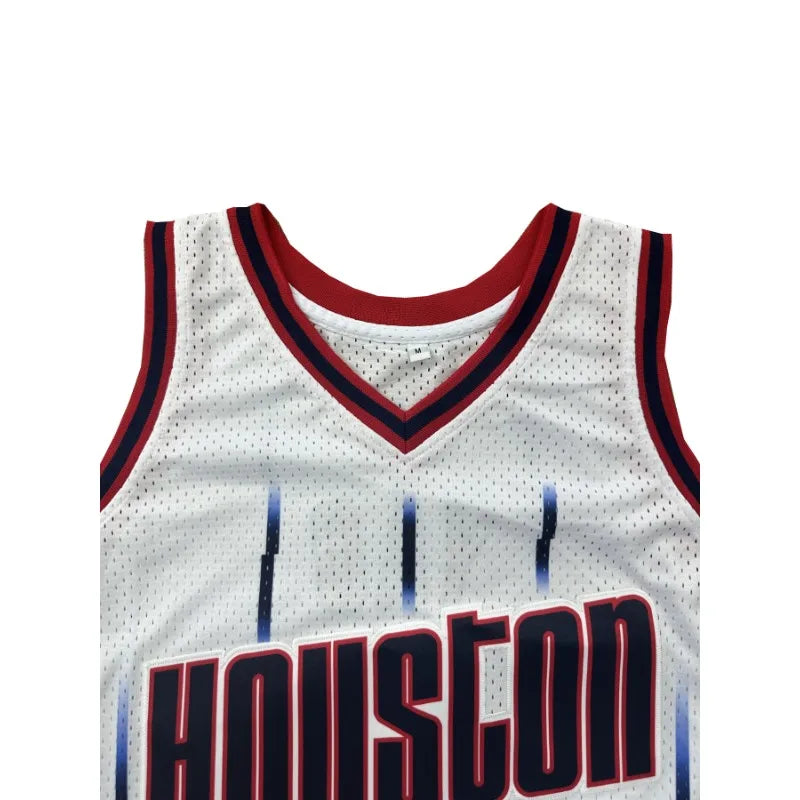Custom Name&Number Basketball Jersey Houston Breathable Sleeveless Vest Perfect for Training Competition and Sports Activities