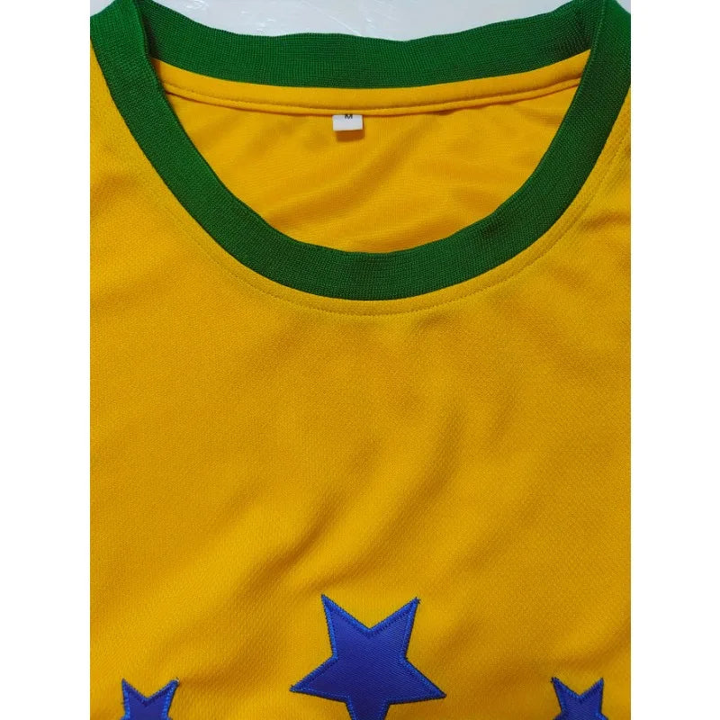 Custom Men's Breathable Baseball Jersey Personnalis¨¦ Name & Number, Loose Fit Short Sleeve Tee BRASIL T-shirt DIY Men Clothing