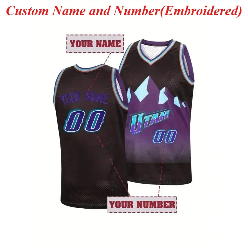 Personalized Basketball Jersey Breathable Sportswear DIY Vest Embroidered Name and Number Ideal for Training And Competition