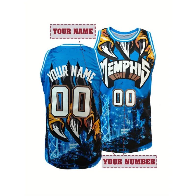 Custom Sleeveless T-shirts Design Your Own Name&Number Embroidery Basketball Jersey Men Women Best Quality Personnalis¨¦ Top Tees