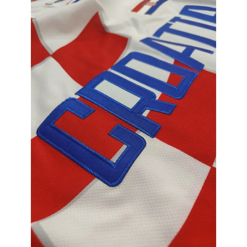 Customized Name And Number Boyfriend Style Men's Embroidered Croatia Personalized Soccer Jersey Breathable DIY T-Shirts