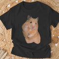 Cute Hamster Graphic Print T-shirts Summer Fashion Funny Meme Casual Tops for Women Men O-Neck Oversize Short Sleeve T-shirts