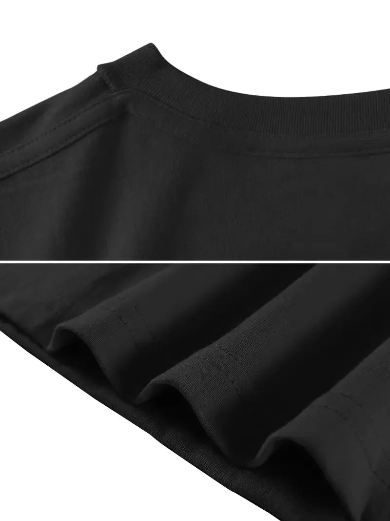 The Latest Men's Pure Cotton T-shirt From Cupid in 2025 Is Comfortable High Quality. It Is Suitable for Beach Travel Parties