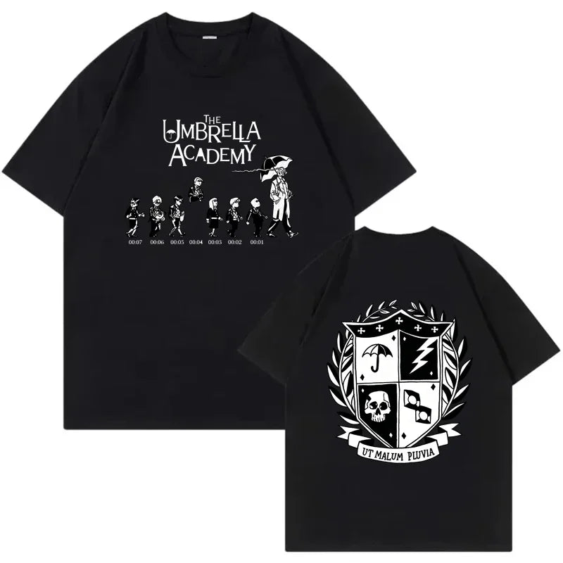 The Umbrella Academy Print T-shirts Women Casual Fashion Summer Loose Streetwear Vintage Tops O-Neck Short Sleeve T-shirts