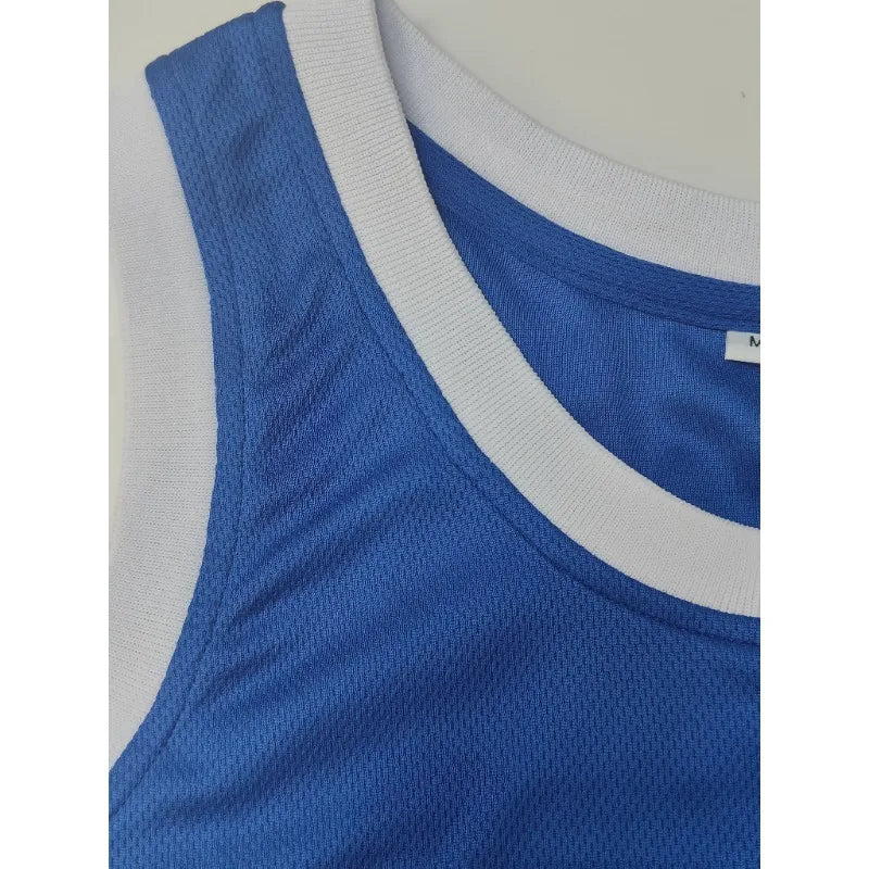 Customizable Duke Basketball Jersey Personalized Name & Number Embroidery, Breathable Sleeveless Sports Top for Men Casual Wear