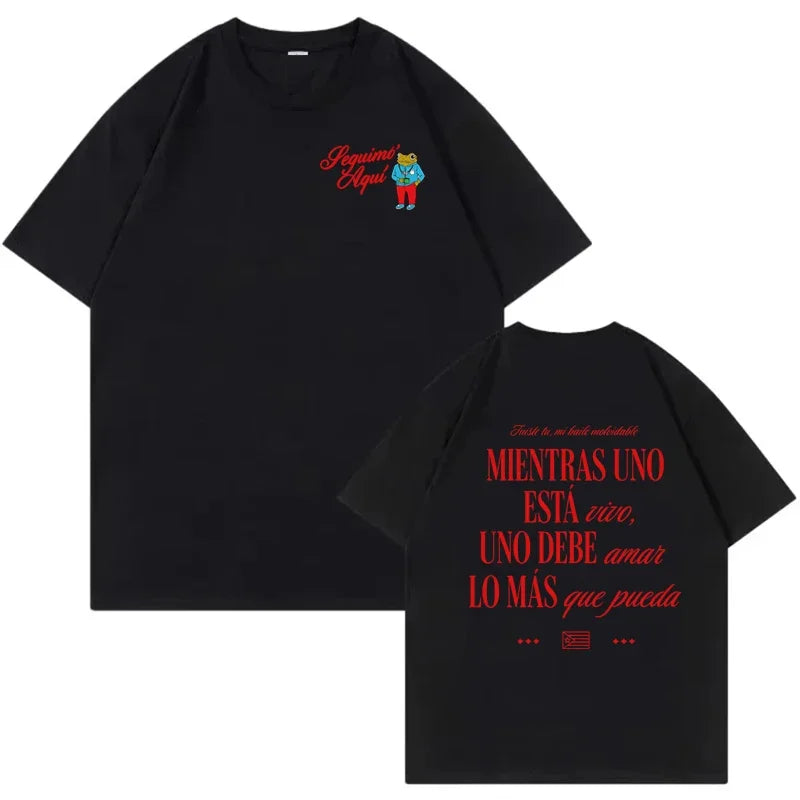 Frog Graphic Print T-shirts for Women Summer Casual Fashion Loose Streetwear Hip Hop Tops Crew Neck Short Sleeve T-shirts