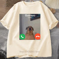 Women's Clothing Gustavo The Dog Graphic T-Shirt Summer Funny Casual Fashion Tops Oversize O-Neck Short Sleeve T-shirts