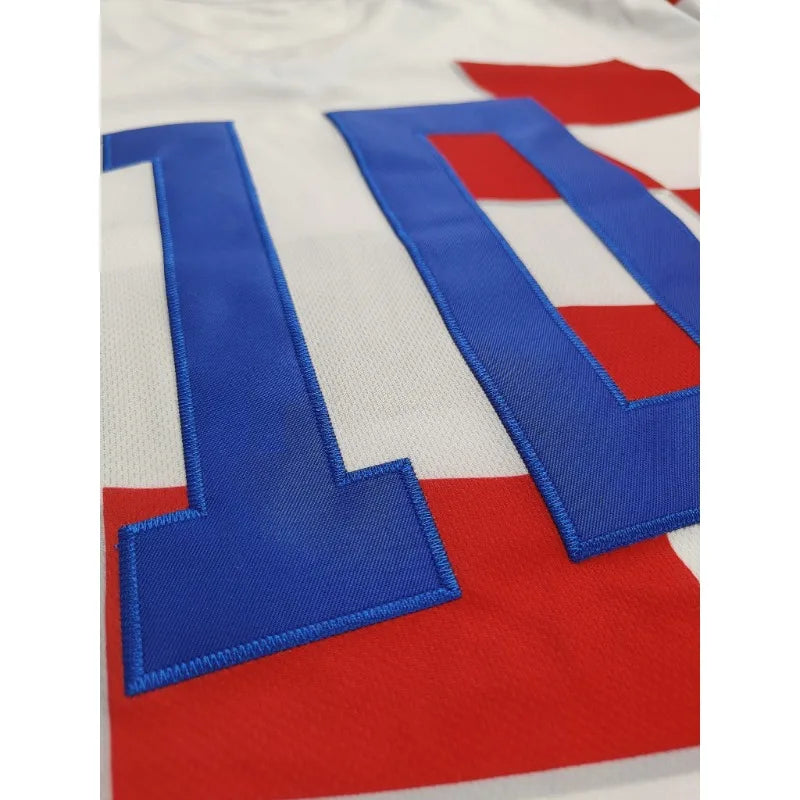 Customized Name And Number Boyfriend Style Men's Embroidered Croatia Personalized Soccer Jersey Breathable DIY T-Shirts