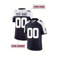 Custom Name And Number Men's Embroidered American Football Jersey Personalized Short Sleeved Graphic Dallas T-Shirt Men Clothing