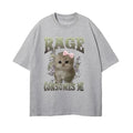 Rage Consumes Me Funny Cat Meme Printed T-shirt Women Fashion Kawaii Casual Loose T-shirts O-Neck Short Sleeve Tee Shirt Unisex