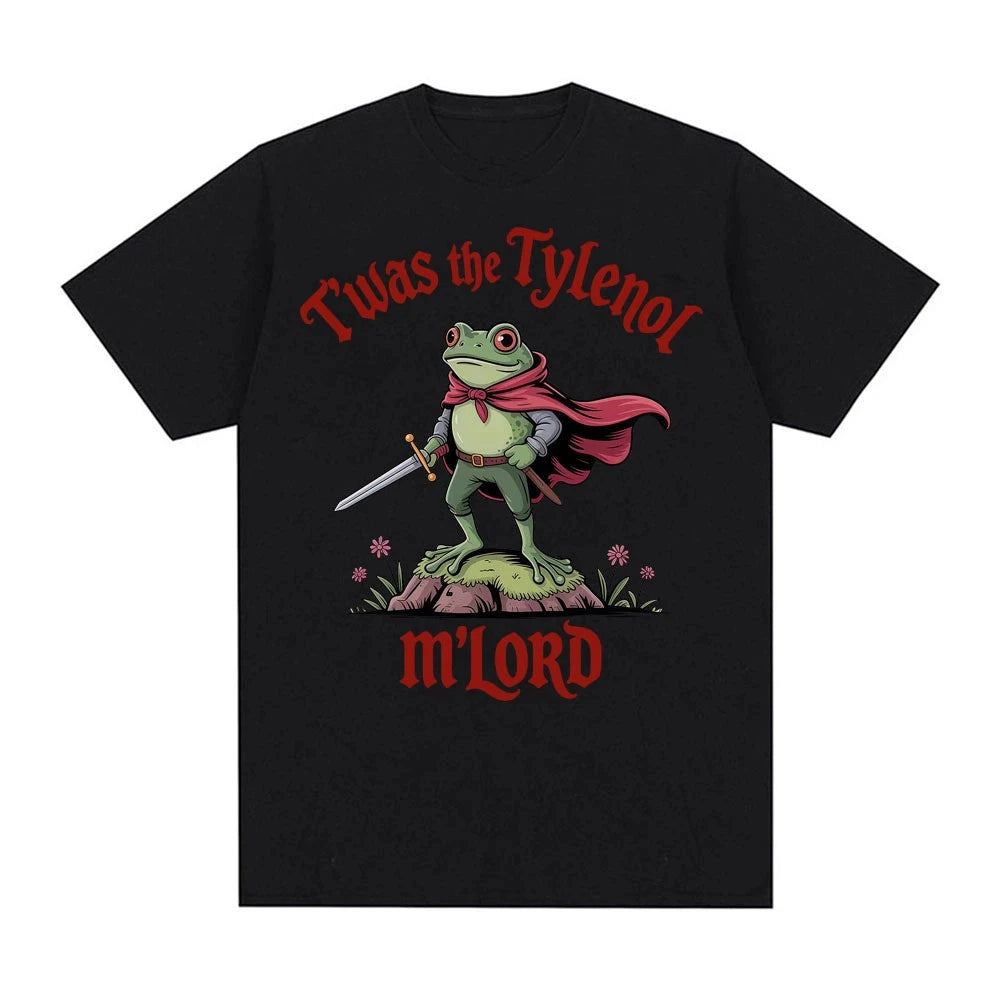 Funny Frog Graphic Print T-shirts for Women Summer Casual Fashion Streetwear Hip Hop Tops Crew Neck Short Sleeve T-shirts