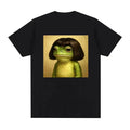Funny Frog Graphic Print T-shirts for Men Summer Casual Loose Fashion Streetwear Tops Women Crew Neck Short Sleeve T-shirts