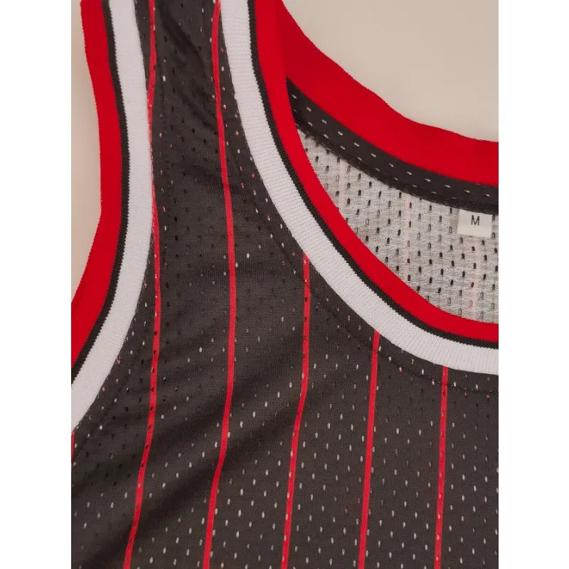 Custom Name & Number Basketball Jersey Chicago Breathable Sleeveless Sports Top Loose Fit for Training Competition & Casual Wear