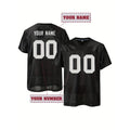 Custom Men's Football Jersey Embroidered Sportswear for Teams Las Vegas Short Sleeve Breathable Loose Fit t shirt Personnalis¨¦
