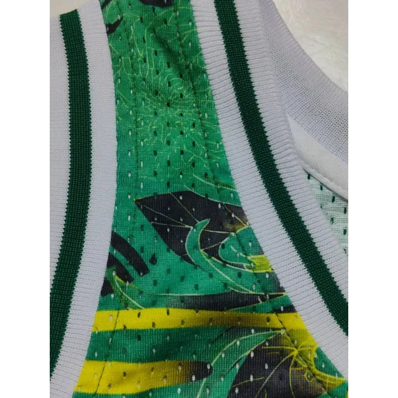 Customize Men's Sleeveless Basketball Jersey with Rabbit and Plants Pattern Personalized Name and Number Boston DIY Tank Tops