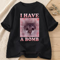 Funny Cute Cat Print T-shirts Summer Women Men Streetwear Casual Fashion Y2K Tops Vintage O-Neck Short Sleeve Tees Unisex
