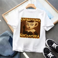 Funny Italian Brainrot Kids T-shirt Summer Boys Girls Tops Casual Fashion Shirts for Children Colorful O-Neck Short Sleevetees