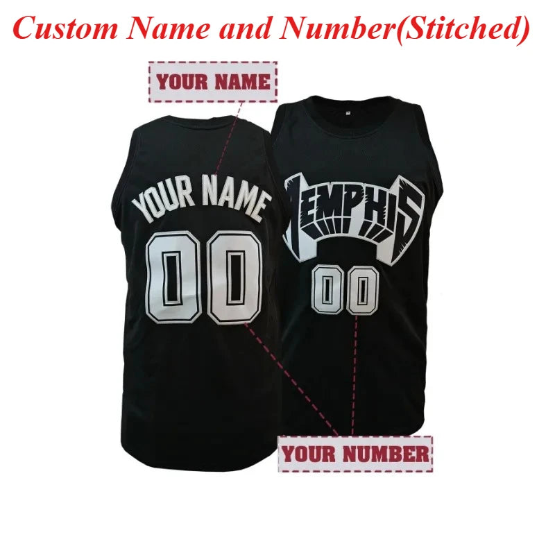 Custom Sleeveless T-shirts Design Your Own Name&Number Embroidery Basketball Jersey Men Women Best Quality Personnalis¨¦ Top Tees