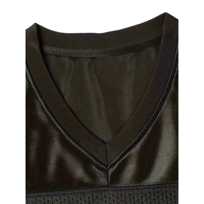 Custom Men's Football Jersey Embroidered Sportswear for Teams Las Vegas Short Sleeve Breathable Loose Fit t shirt Personnalis¨¦
