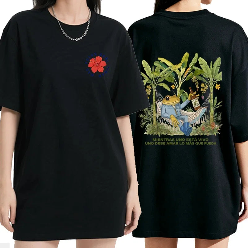 Fotos Graphic Print T-Shirts Women's Clothing Summer Streetwear Hip Hop Y2K Fashion Casaul Tops O-Neck Short Sleeve T-shirts