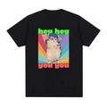 Funny Cats Print Graphic T-shirts for Me Summer Fashion Casual Streetwear Y2K Tops Loose Crew Neck Short Sleeve T-shirts