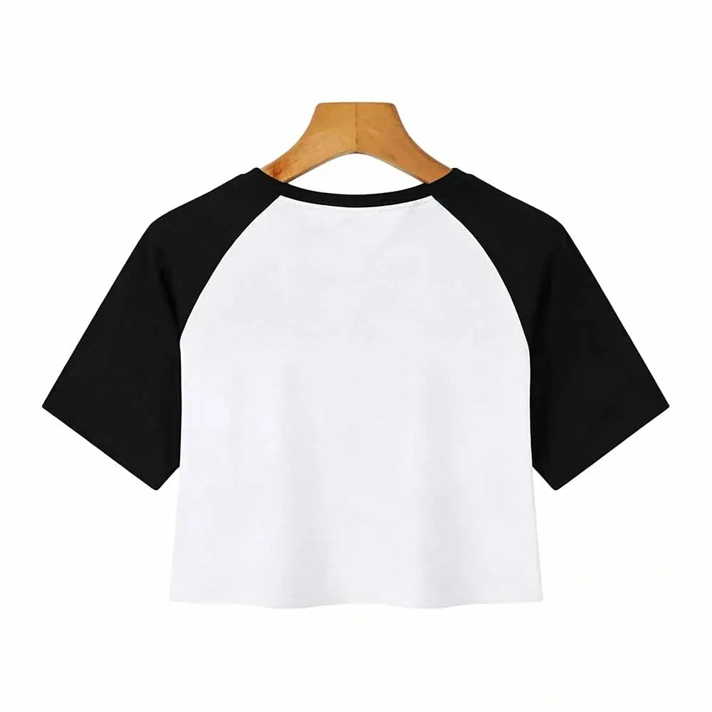 Women's Clothing Femboy Print T-shirts Summer Casual Fashion Harajuku Streetwear Y2K Tops O-Neck Short Sleeve Crop Top T-shirts