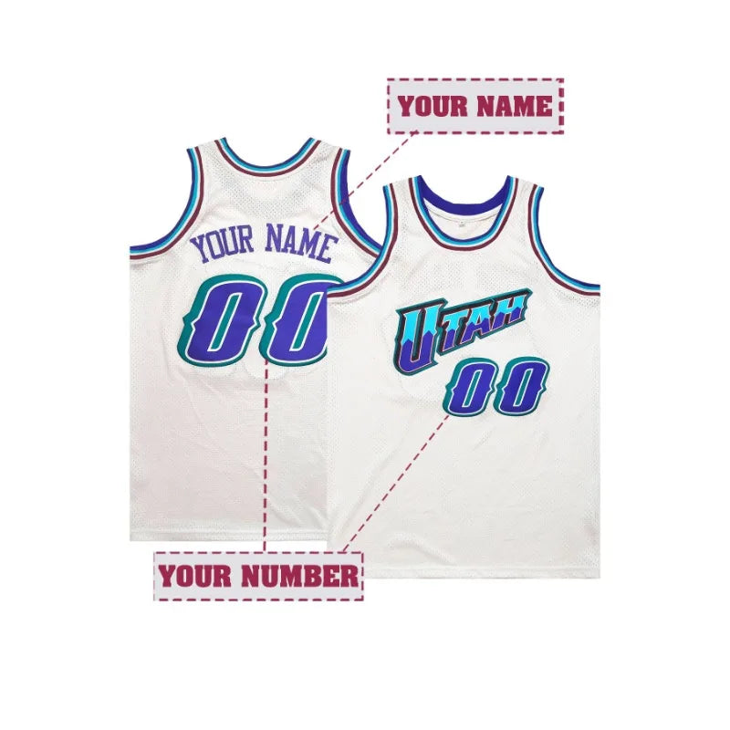 Personalized Name and Number Basketball Jersey Breathable Sleeveless Embroidered DIY Vest Ideal for Training and Competition