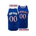 Custom Name & Number KANSANS Stittched Basketball Jersey for Men Women Personalized Quick-Dry Vest Make Your Own DIY Tank Tops