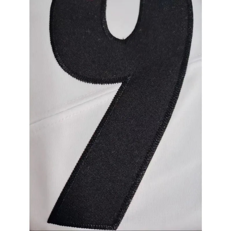 Custom Name and Number Men's V-Neck Rugby Jersey Embroidered Short Sleeve Loose Fit Sports T-Shirt for Football Casual Wear Top