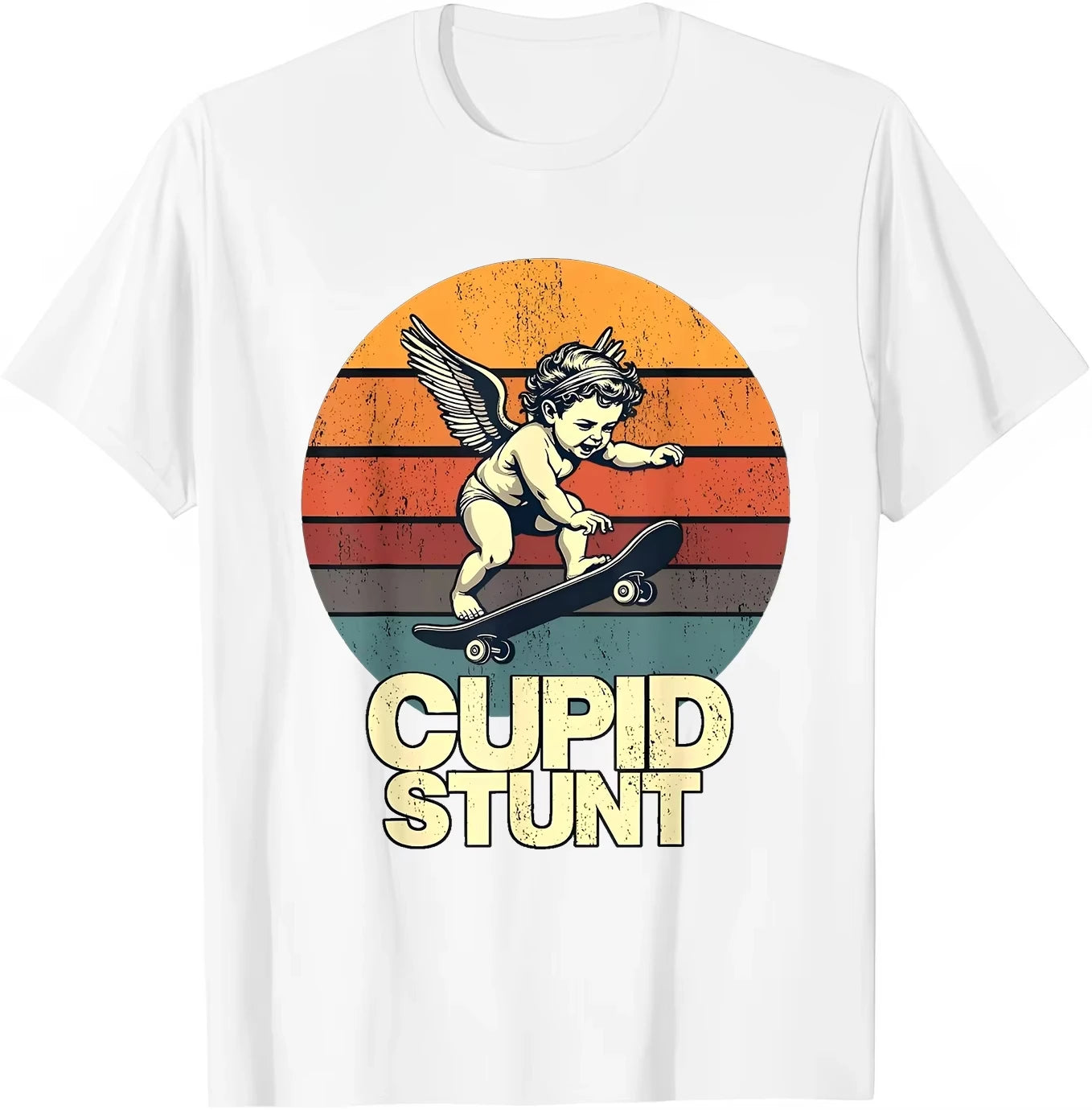 The Latest Men's Pure Cotton T-shirt From Cupid in 2025 Is Comfortable High Quality. It Is Suitable for Beach Travel Parties