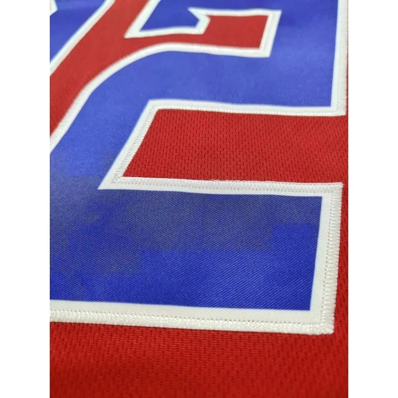 Customized Name And Number Men's Embroidery Baseball Jersey Red V-Neck Personalized Short Sleeve Button Down Shirts Puerto Rico