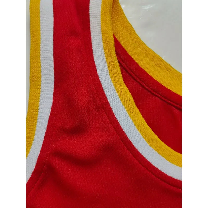 Customized Name and Number Basketball Jersey, Breathable Sleeveless Embroidery Sweatshirt Training Competition DIY Sports Tops