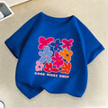 Summer Flower Graphic Print Children T-shirt Girls Boys Kids Clothes Comfortable Cute Short Sleeve Crewneck Tops T-shirts