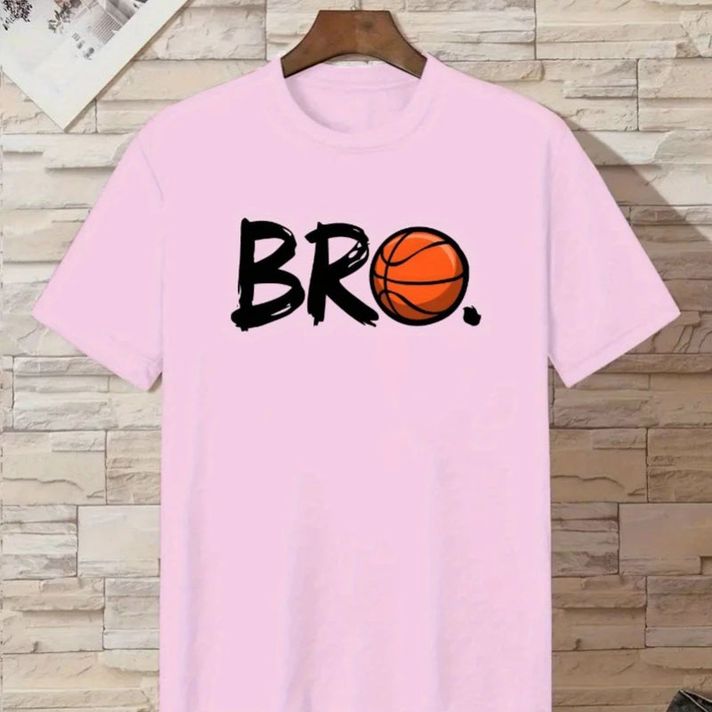 Paly Basketball Boys' T-shirt Teenage Casual Summer Loose Fashion O-Neck Short Sleeve Children Colorful Tops Clothing T-shirt