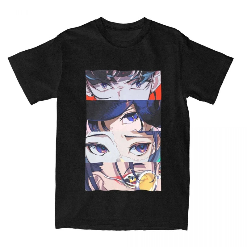 Ado Graphic Print T-shirts Summer Women Men Casual Fashion Streetwear Tops High Quality Crew Neck Short Sleeve T-shirts