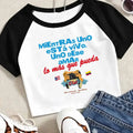 Dtmf Graphic Print Crop Top T-shirts Summer Women's Clothing Fashion Casual Y2K Streetwear Crew Neck Short Sleeve Crop Top Tees