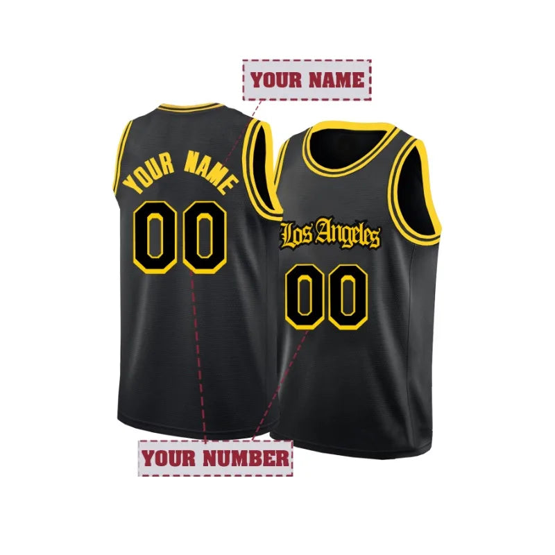 Custom Name&Number Basketball Jersey Breathable Sleeveless T Shirt Personnalis¨¦ Sweatshirt for Training Competition Casual Wear