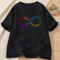Autism Graphic Print T-shirts Summer Women Clothing Casual Fashion Minimalist High Quality Tops Loose O-Neck Short Sleeve Tees