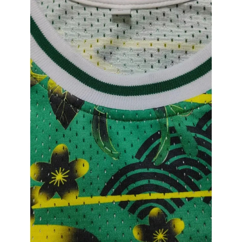 Customize Men's Sleeveless Basketball Jersey with Rabbit and Plants Pattern Personalized Name and Number Boston DIY Tank Tops