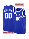 Personalized Basketball Jersey Breathable Sleeveless Shirt Embroidered Patterns DIY Name and Number Men's Tank Top Gym T-Shits
