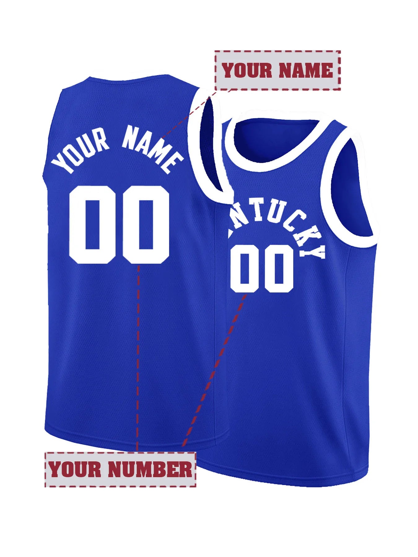 Personalized Basketball Jersey Breathable Sleeveless Shirt Embroidered Patterns DIY Name and Number Men's Tank Top Gym T-Shits