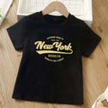 Teenage New York Printed T-shirt Summer Boys and Girls Casual Fashion Harajuku O-Neck Short Sleeve Colorful Tops Clothing Unisex