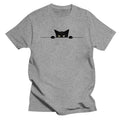Cute Cat Pattern Men Women Summer Casual Loose Korean Style O-Neck Short Sleeve Top Fashion Simple Breathable Oversize Tshirt