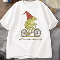 Men's Weirdcore Sayings White T-Shirt