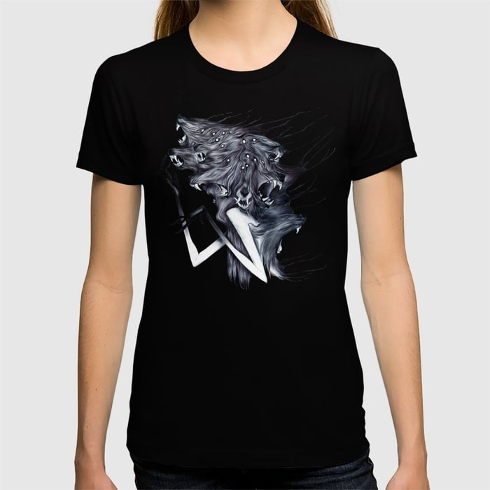Men's Forests Darkness Black T-Shirt