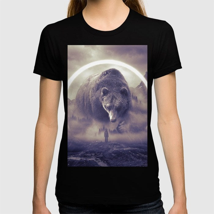 Men's Bear Black T-Shirt