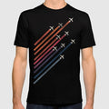 Men's Aerial Black T-Shirt